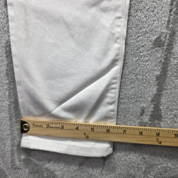 NYDJ Jeans Womens 4 Optic White Alina Convertible Ankle Lift Tuck Stretch Denim - Picture 15 of 16